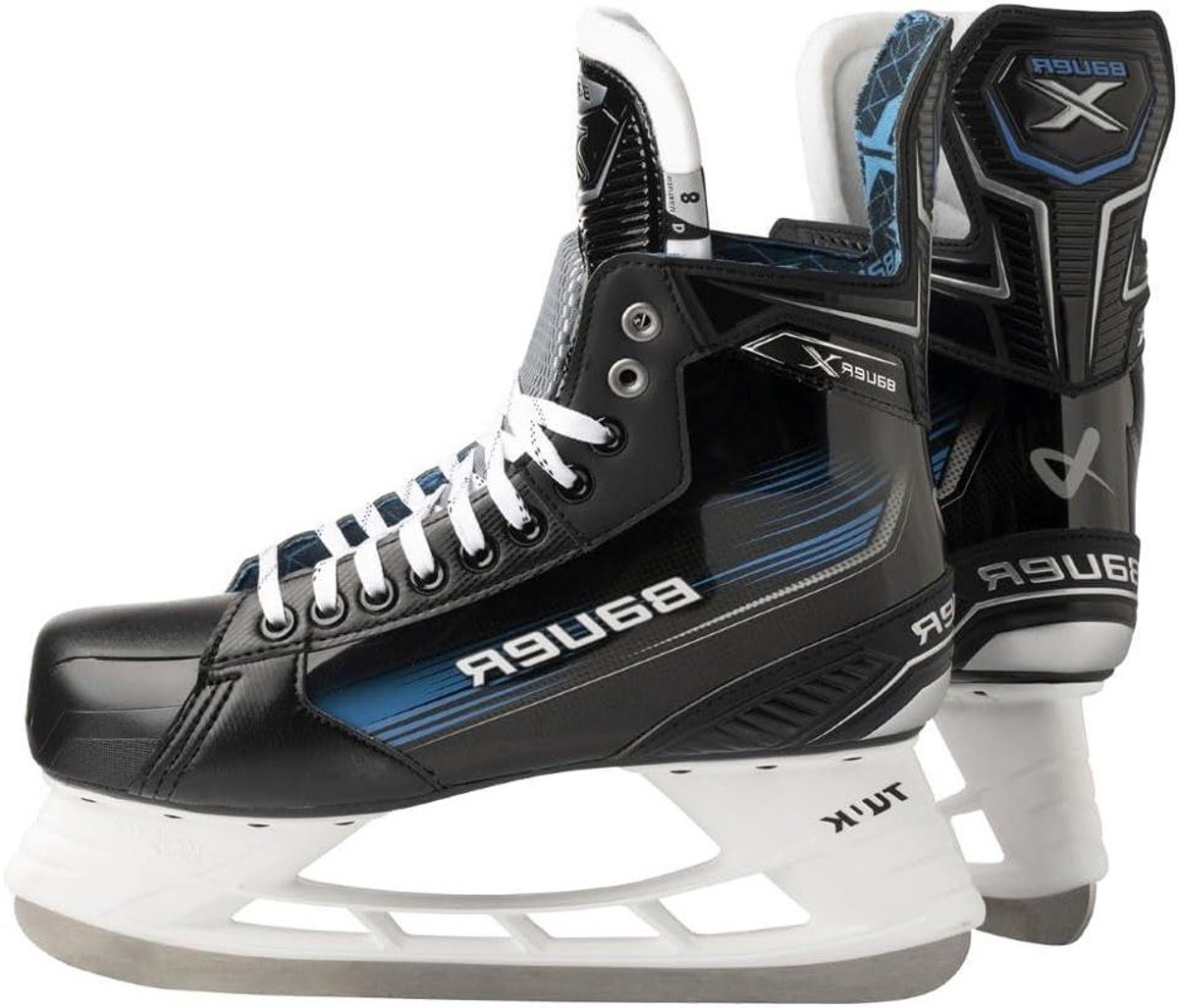 IJshockeyschaatsen - Hockeyschaatsen Sport schaatsen - IJshockey spelen - Middelharde zool - Euro 45 - Zwart