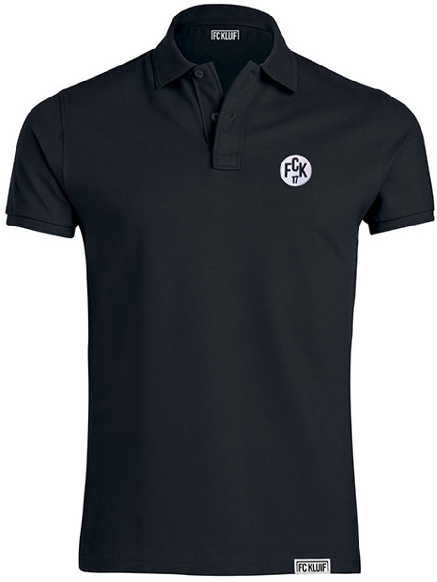 FC Kluif - Luxe Voetbal Polo FCK - Blauw - Maat XL- Regular fit