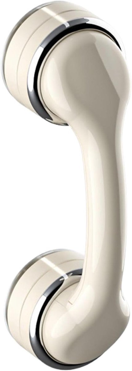 Douche Handgreep - Veiligheidshandgreep Badkamer - Veiligheid Verhogen - Installatie Zonder Boren - 7.1 x 6.4 cm - Romig