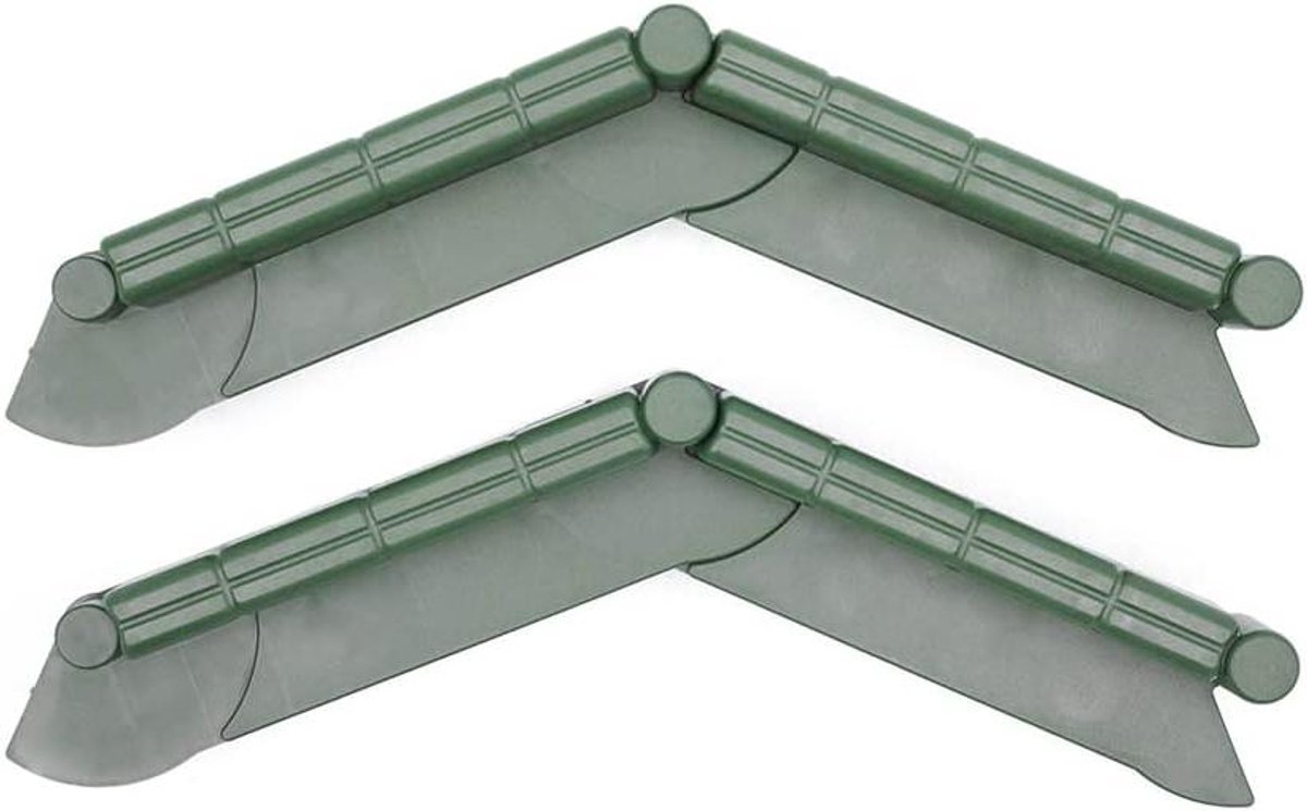 Decoratieve Tuinranden - Kunststof Randen - Gazon Scheiden - UV-Bescherming - 10 Meter - Groen