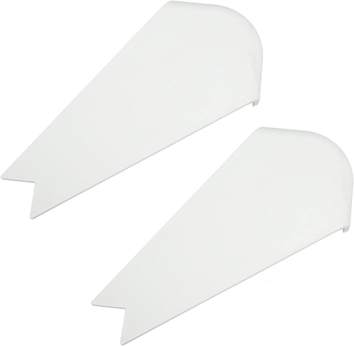 Camperhoek Afdekking - RV Bekleding - Voertuig Beschermen - Slagvast ABS Materiaal - 17 x 7 x 2 cm - Wit