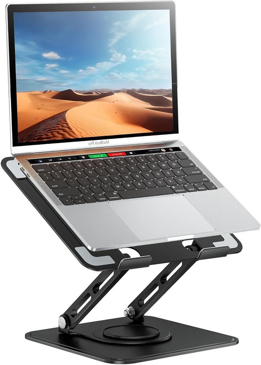 Laptop Standaard Verstelbaar - Opvouwbaar - Verhoger - Bureau tool