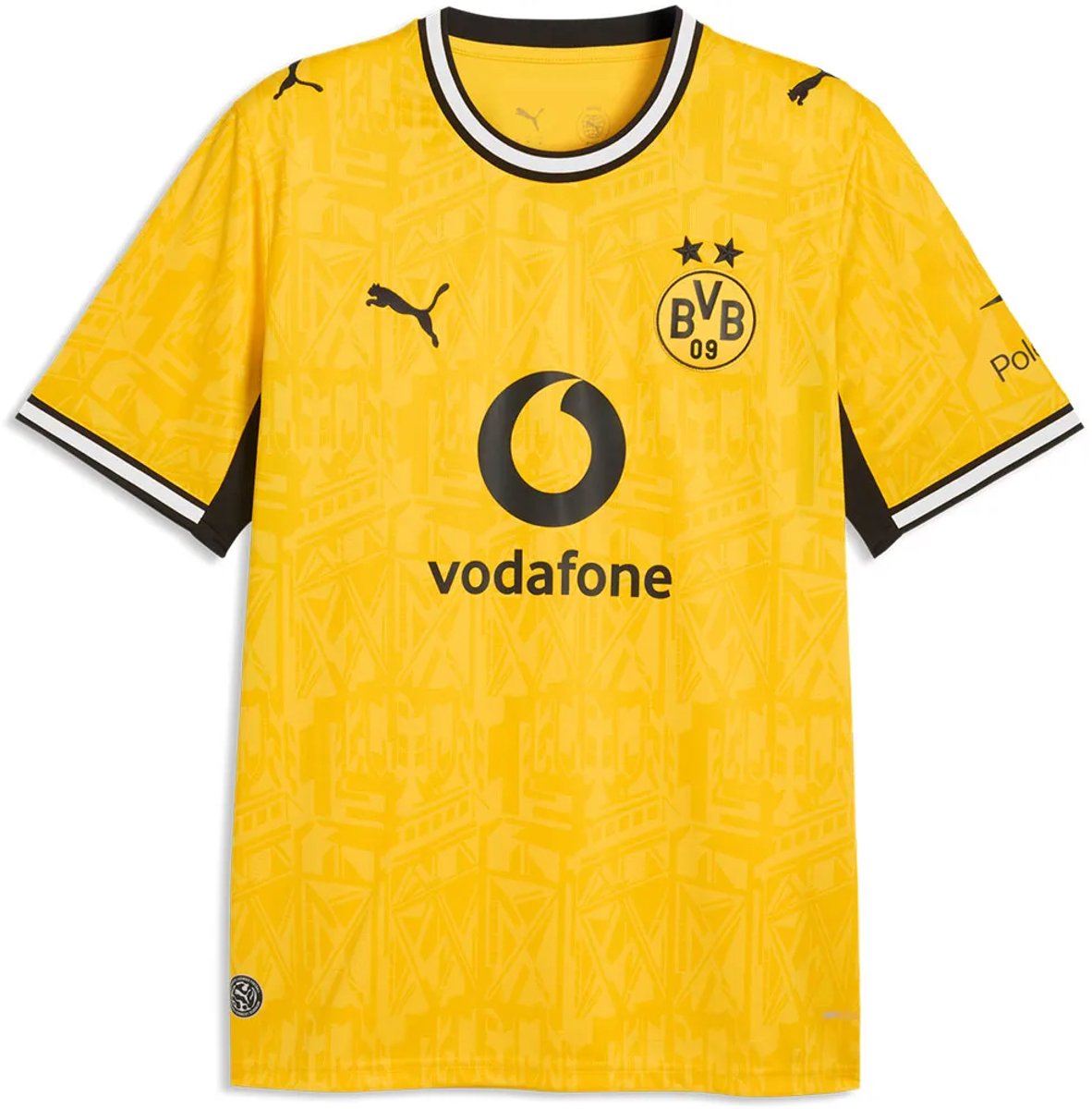 Puma Bvb Borussia Dortmund Replica Thuis T-shirt Met Korte Mouwen Geel XL Man