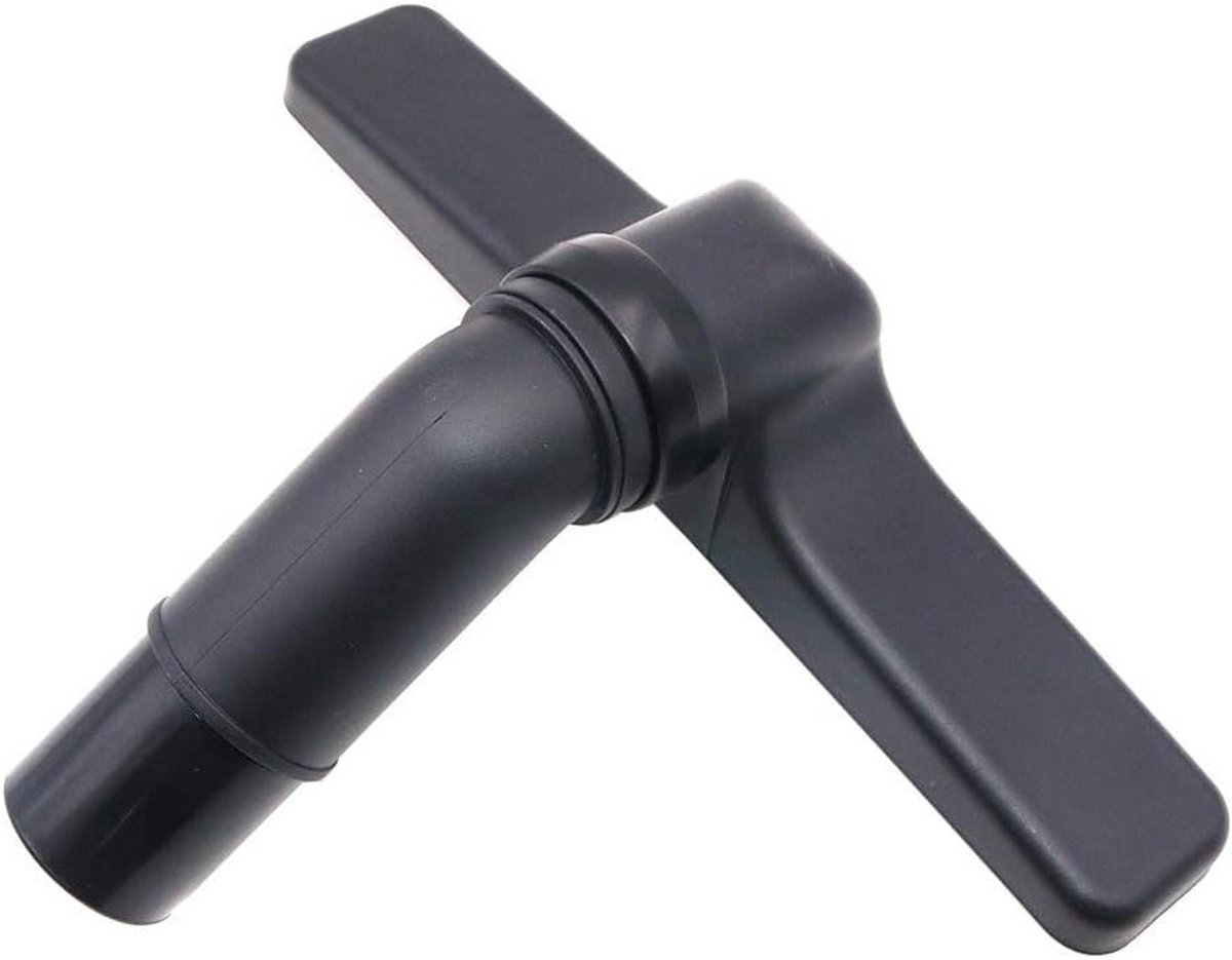 Vloerborstel Stofzuiger - Zuigmond Harde Vloer - Vlekken Verwijderen - Met Schrapblad - 240mm Breed - Zwart