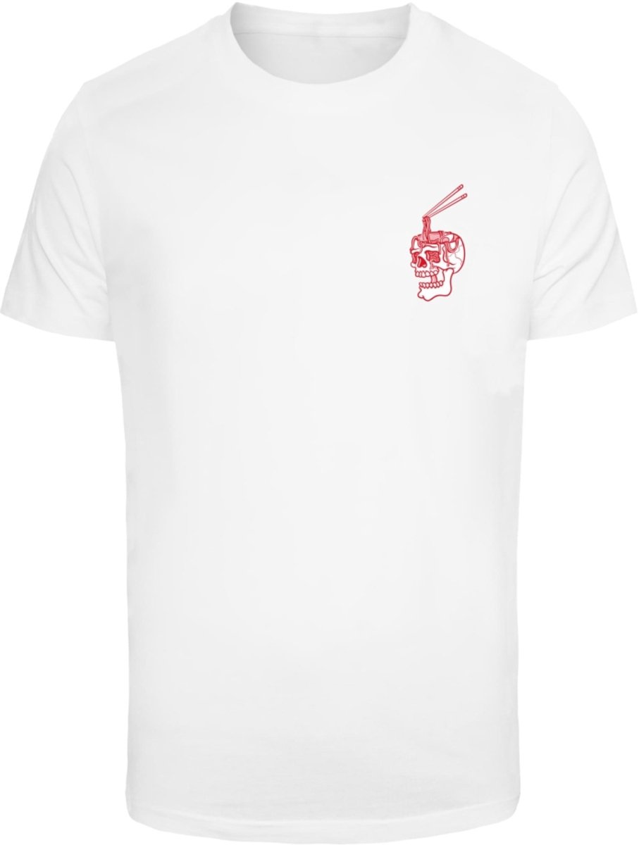 Mister Tee Skulls Bento Heren Tshirt XS Wit
