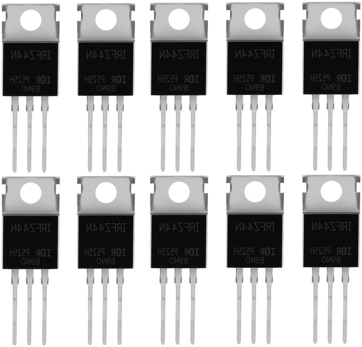MOSFET Transistors - N-Channel Transistors - Schakeltoepassingen - Hoge Prestaties - 10 Stuks - Niet Van Toepassing
