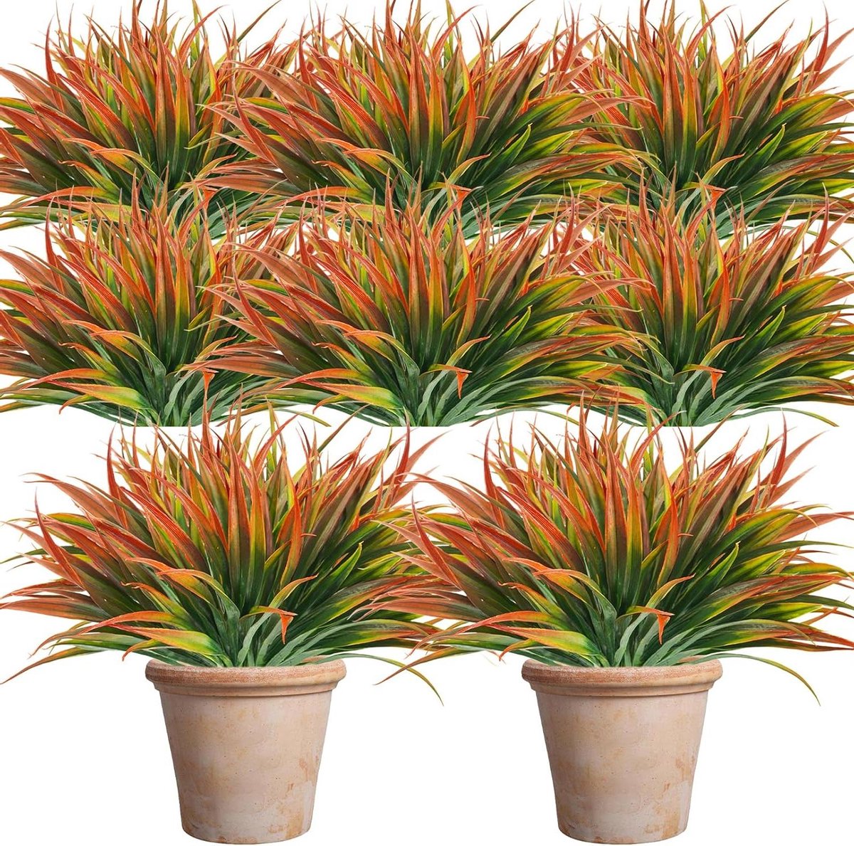 Kunstgras Set - Nep Gras Stukken - Tuin Decoratie - UV-Bestendig - 45 cm - Groen