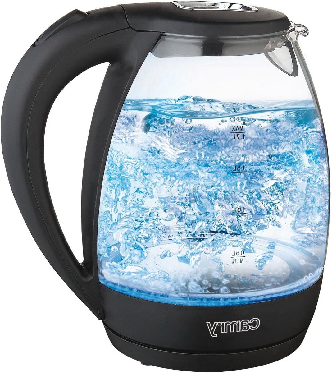 Elektrische Waterkoker - Glazen Ketel - Snel Water Koken - Automatische Uitschakeling - 17 Liter - Veelkleurig