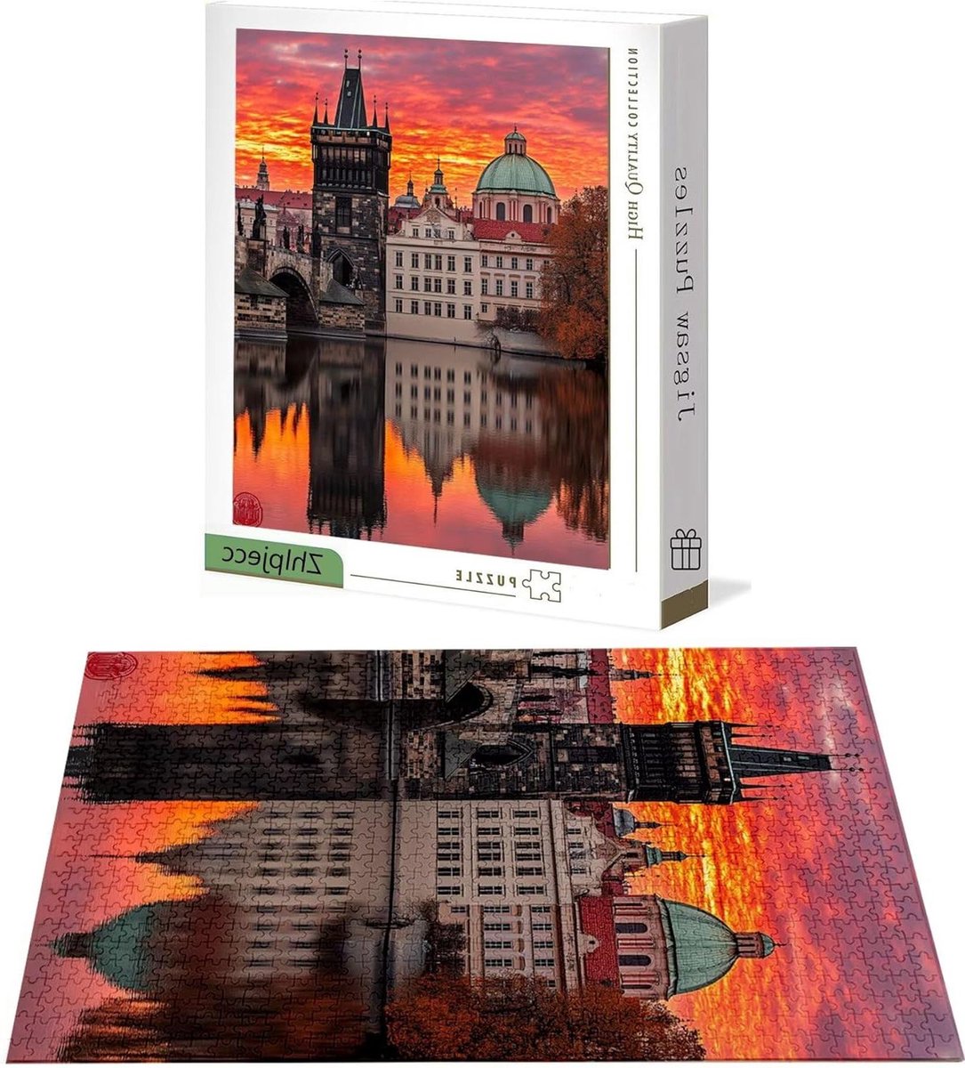 Houten Puzzel - Legpuzzel Volwassenen - Ontspanning Thuis - Hout Materiaal - 141x87 cm - Kleurrijk