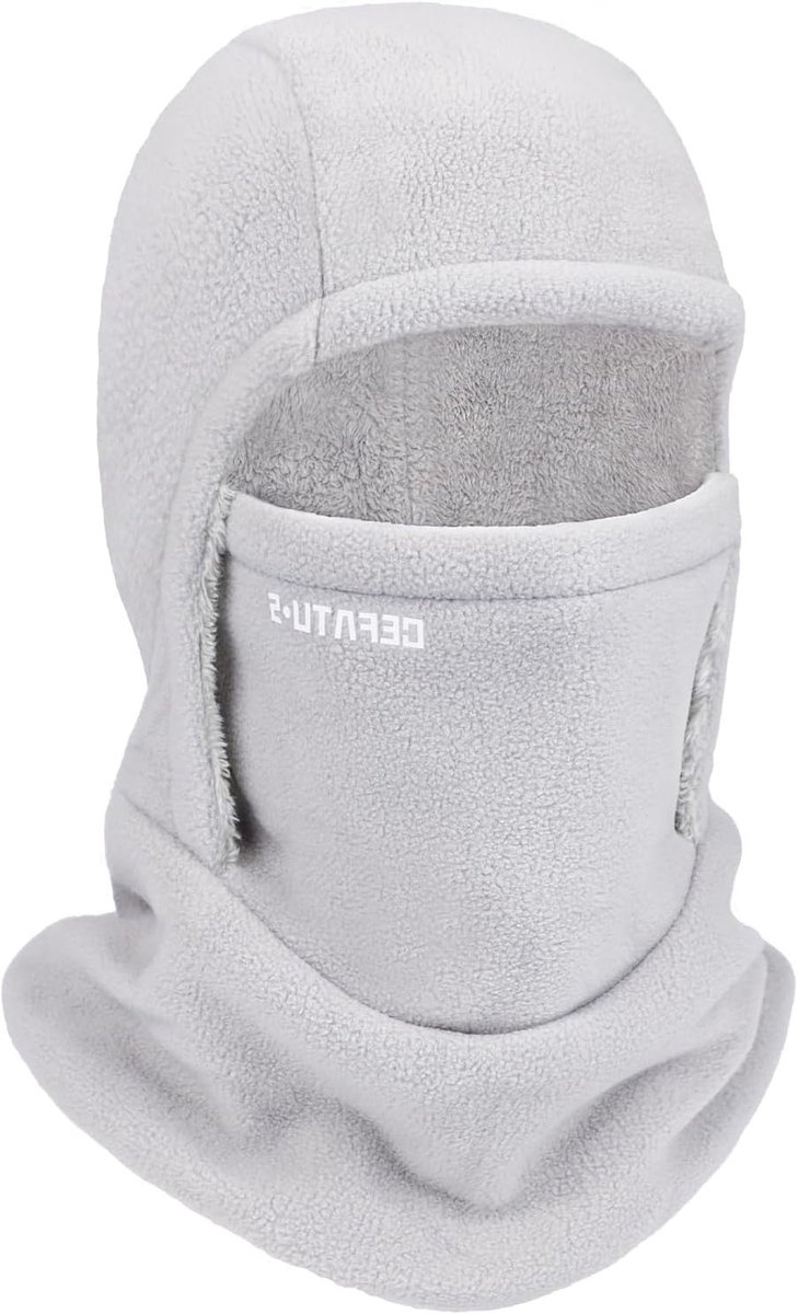 Winter Balaclava Fleece Hoofddeksel voor Mannen en Vrouwen - Warm, Winddicht en Multifunctioneel Ski Masker met Nekwarmer voor Buitenactiviteiten