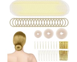 Complete Set van 183 Stuks voor Dansen en Haarstyling - Onzichtbare Bollen, Haarbanden, Speldjes en Accessoires voor Perfecte Haarstijlen