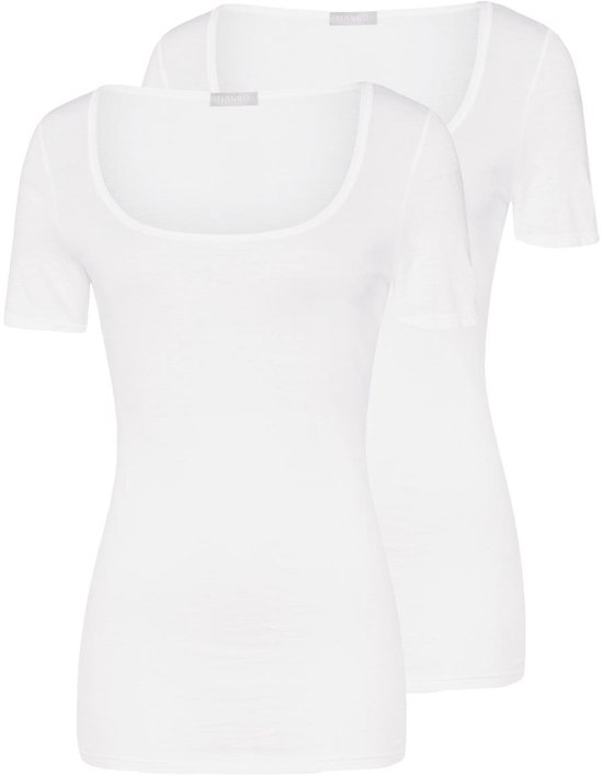 Hanro Dames onder t-shirts 2 pack Ultralight