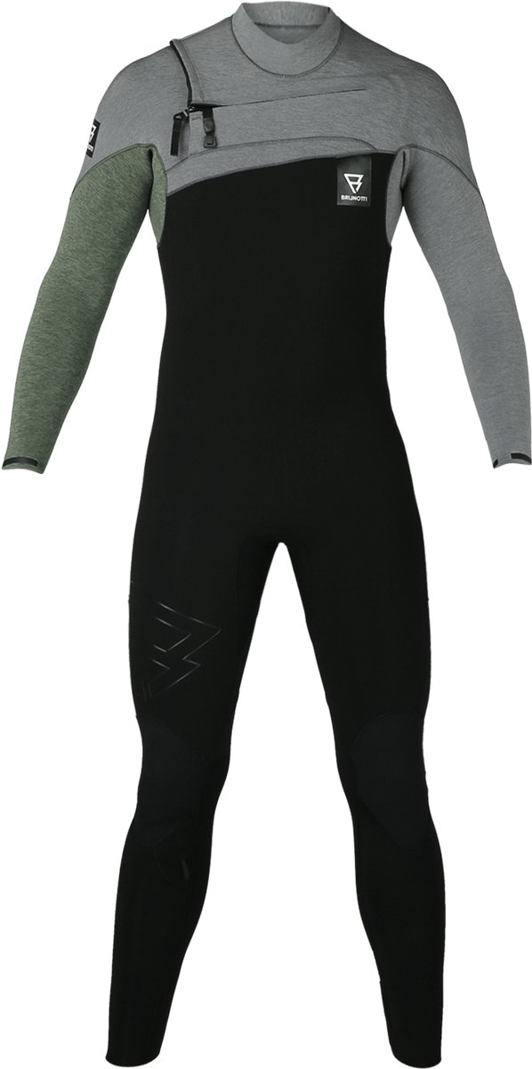 Brunotti - Gravity Wetsuit Heren - Fullsuit 5/3mm - Zwart - XS