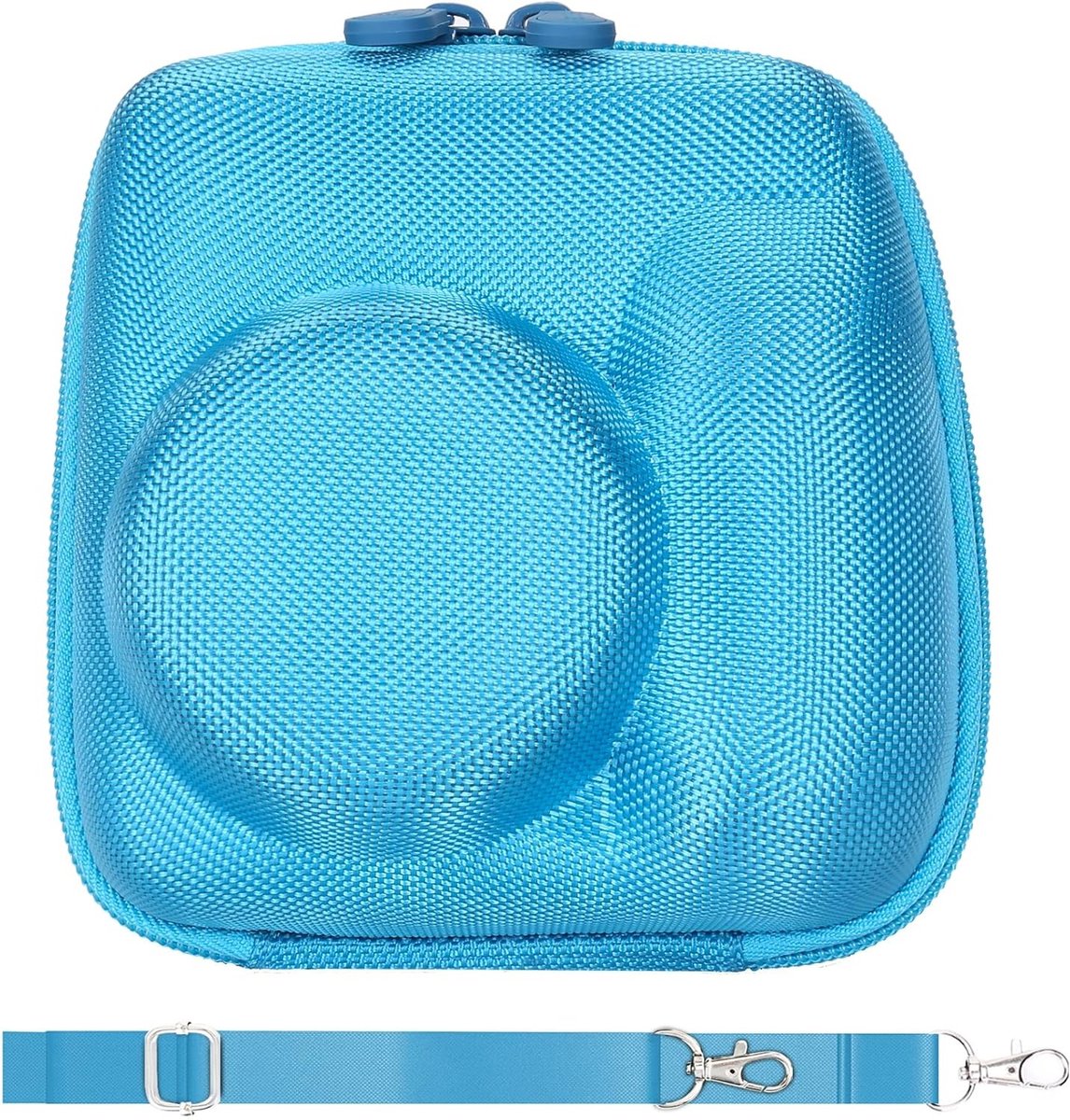 Beschermende Tas voor Fujifilm Instax Mini 11 - Blauwe Reisopbergzak voor Instant Camera en Accessoires