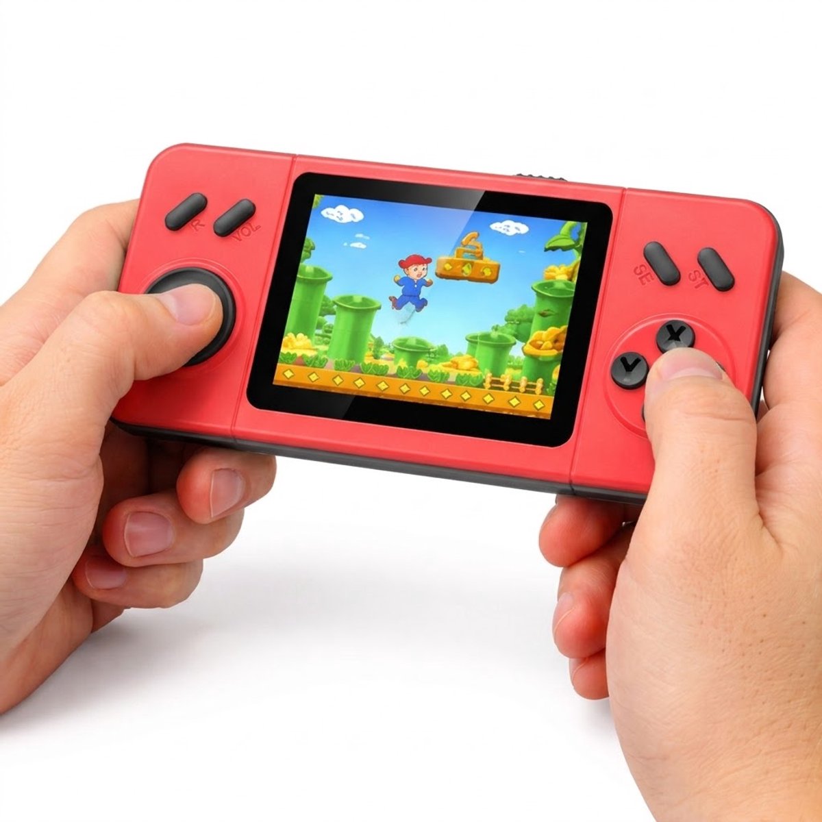Retro Game Console – Handheld Spelcomputer voor kinderen – Gameboy – LCD-kleurenscherm – 266 Games