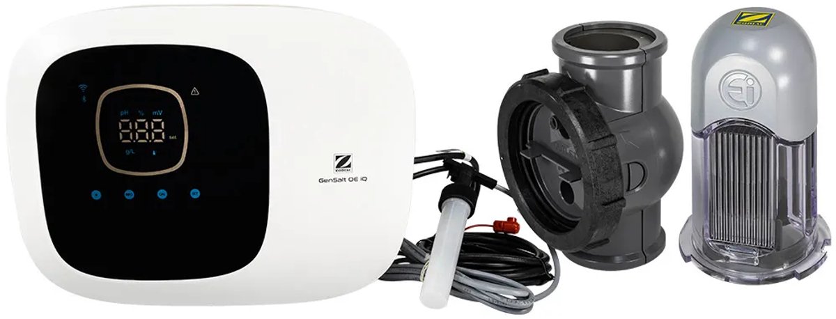 Zodiac Gensalt Oe Iq Ph 18 Evo 20g/h 70m³ Zoutwaterchlorinator Zilver