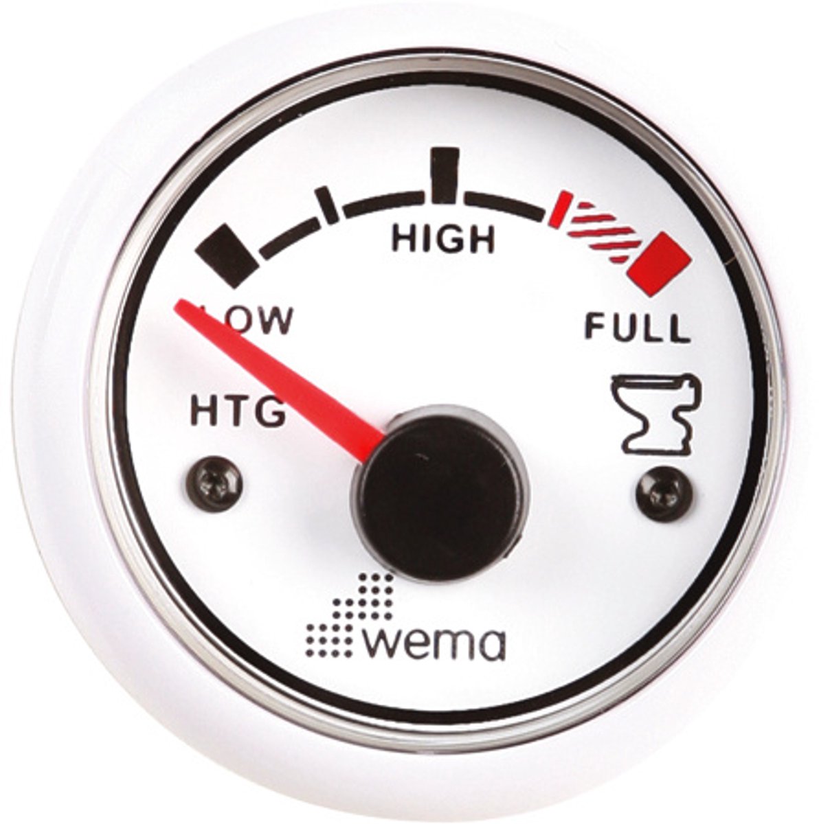 Tankmeter vuilwater wit