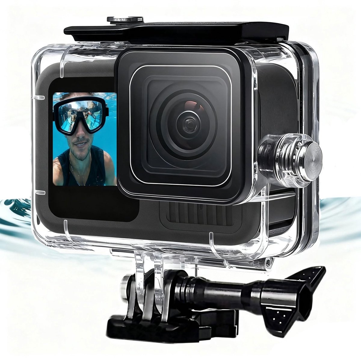 Waterdichte Case voor GoPro Hero 9/10/11/12/13 - Tot 60m Diepte, Stevige Bescherming