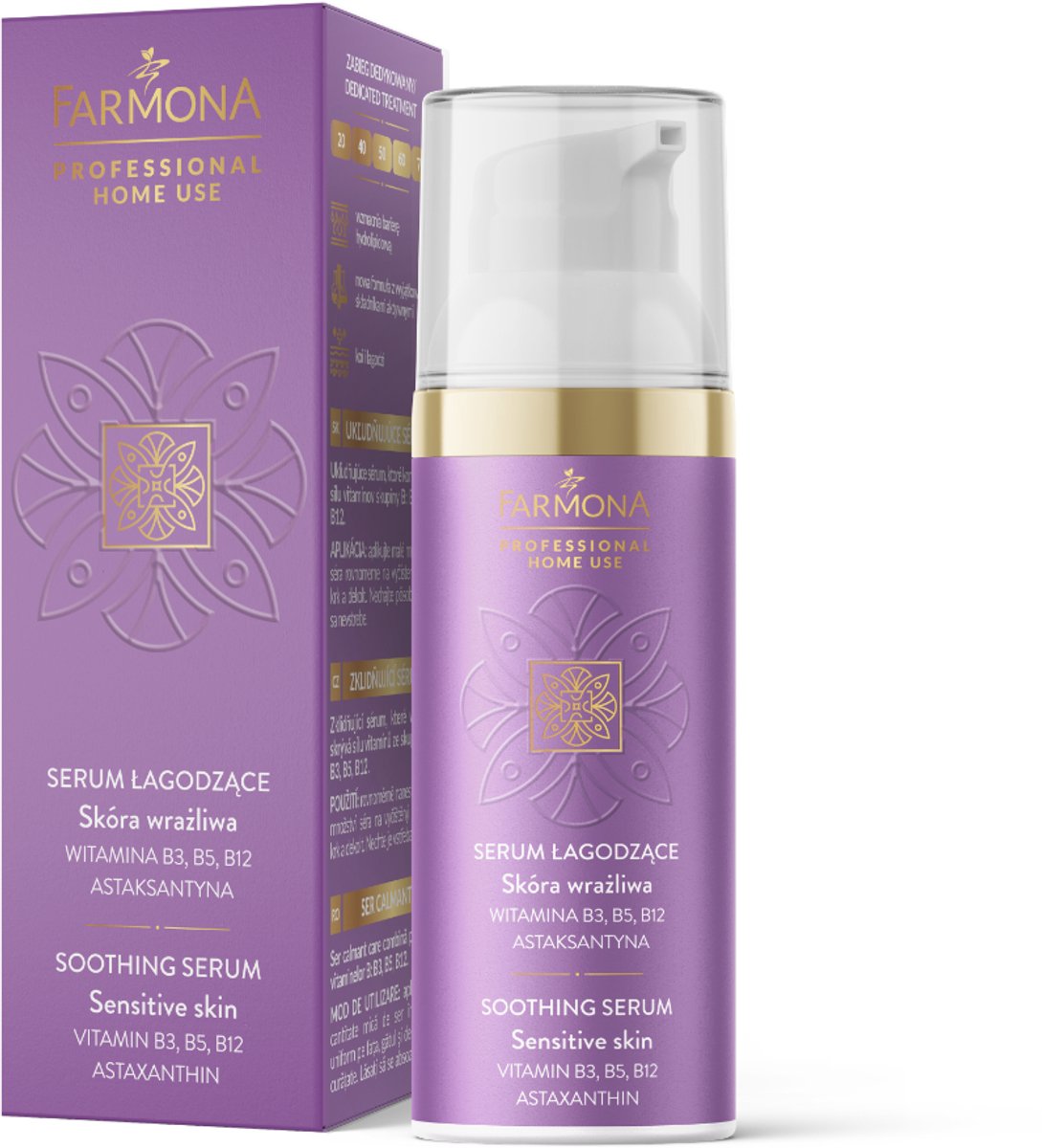 Farmona Kalmerend Serum - Huidverzorging - Met vitamine B en astaxanthine, 50ml