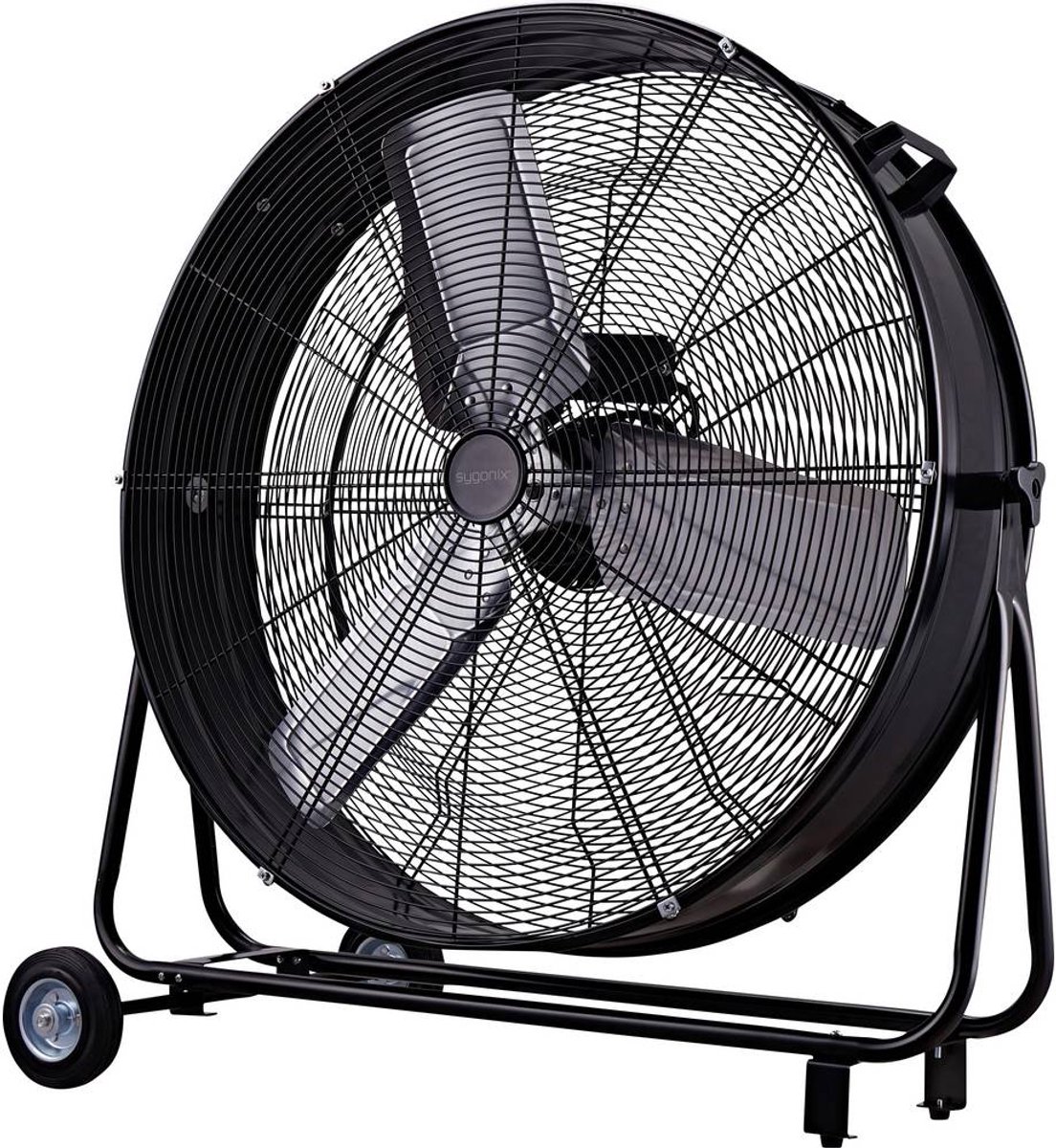 Sygonix Trommelventilator 300 W (Ø x h) 905 mm x 952 mm Aluminium Zwenkbaar