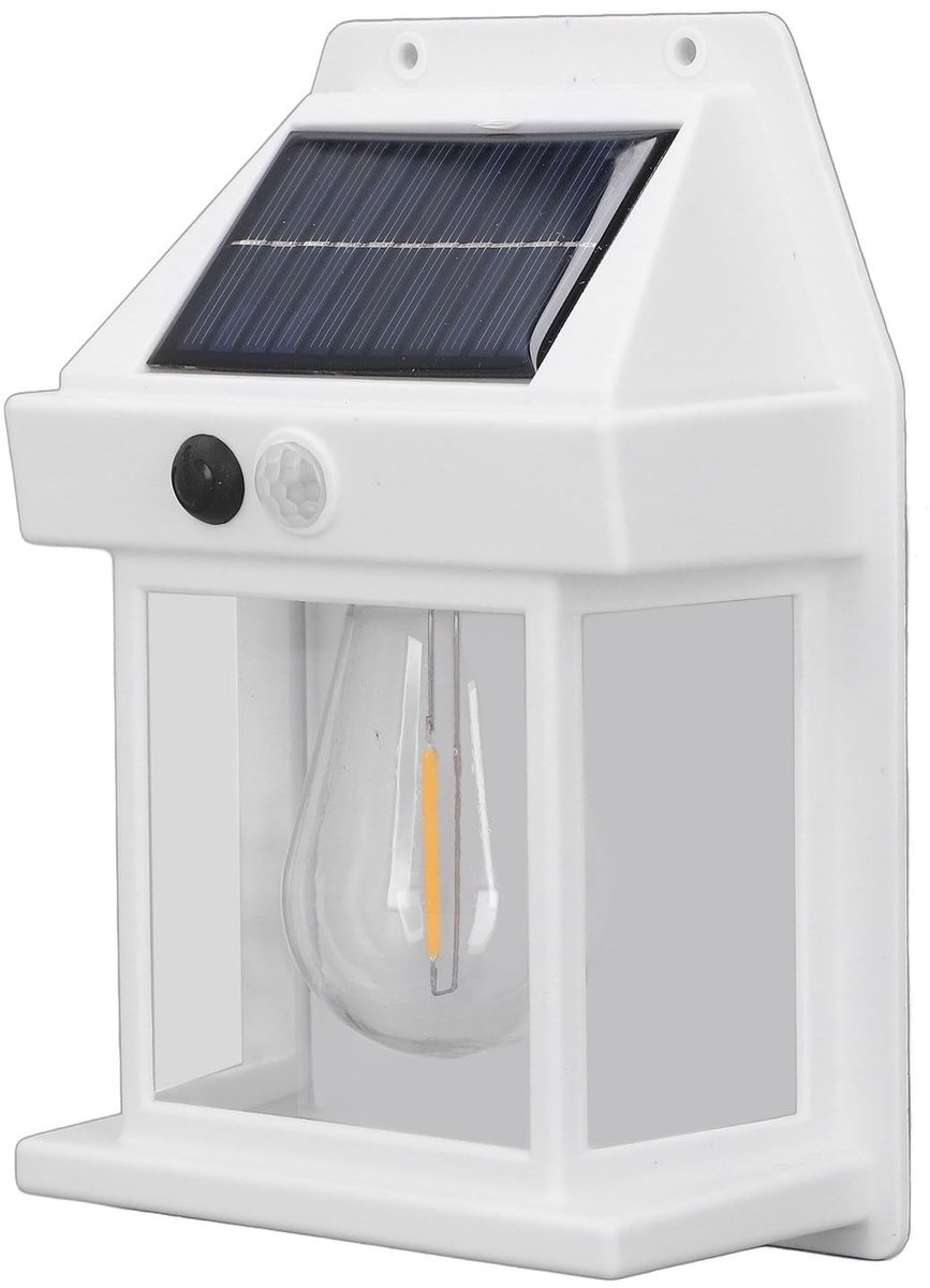 Allecto - Wandlamp op Zonne-energie - Buitenverlichting - Bewegingssensor - IP65 - Weerbestendig - Waterdicht - Geschikt voor Terrassen