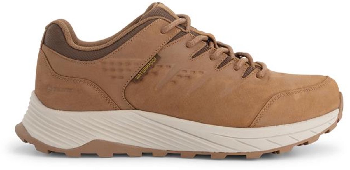Travelin’ Stege Dames Lage wandelschoenen Waterdicht Cognac Bruin