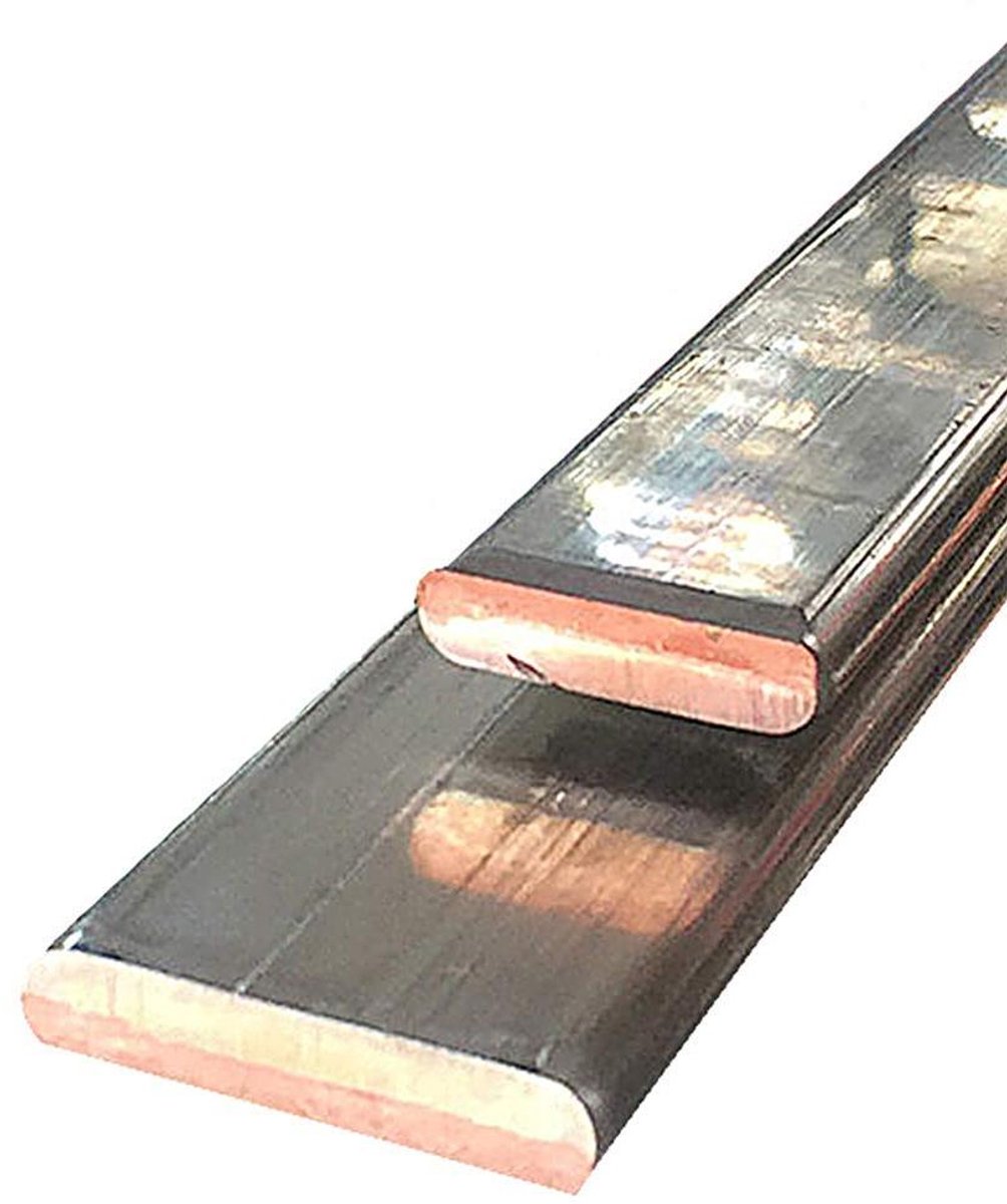Koperen Strip - Plat Koper - Stroomgeleiding - Vertind - 20mm x 1000mm - Koperkleurig