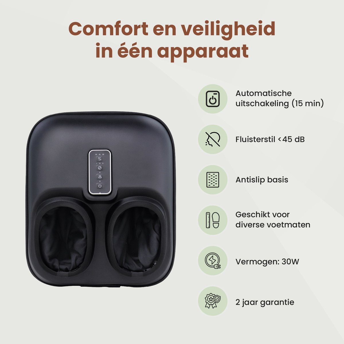 Medivéra Shiatsu Voetmassage met Warmte en Compressie thumbnail 6