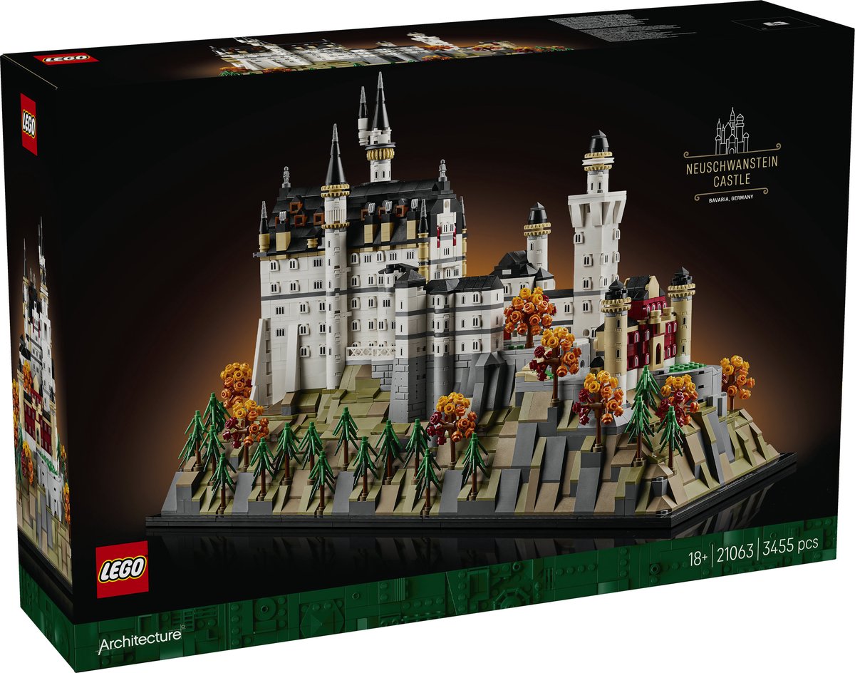 LEGO® Architecture Slot Neuschwanstein Verzamelset - 21063 — afbeelding 15