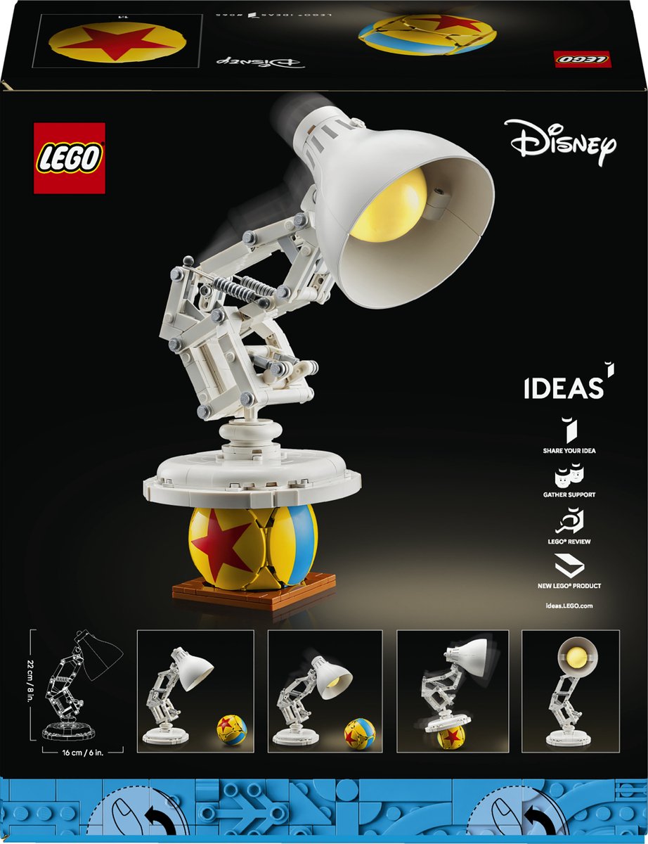 LEGO® Ideas Disney Pixar Luxo Jr. Displaymodel - 21357 — afbeelding 16