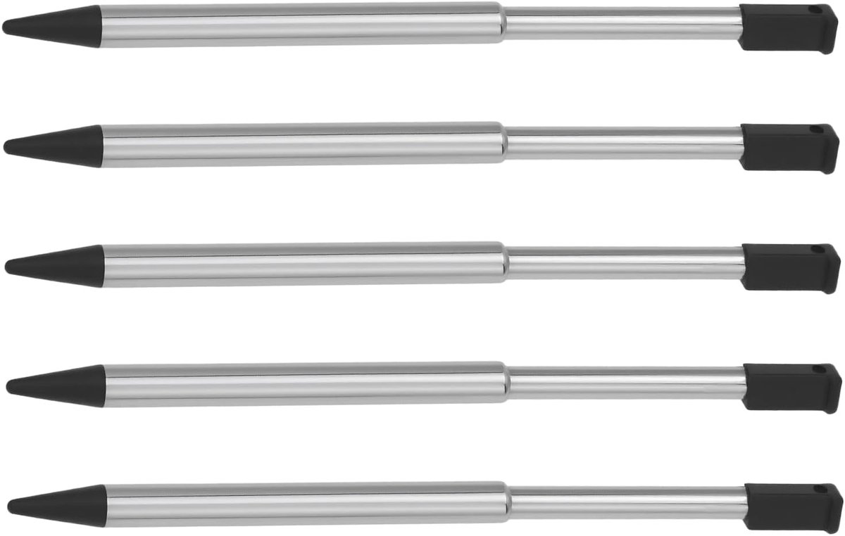 5-delige uitbreidbare metalen stylus - compatibel met Nintendo 3DS - gaming accessoire