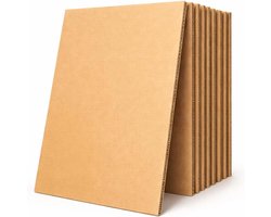 Harde Kartonnen Platen - Verpakking Bescherming - Goederen Beschermen - Hoge Druksterkte - 60 x 80 cm - Bruin