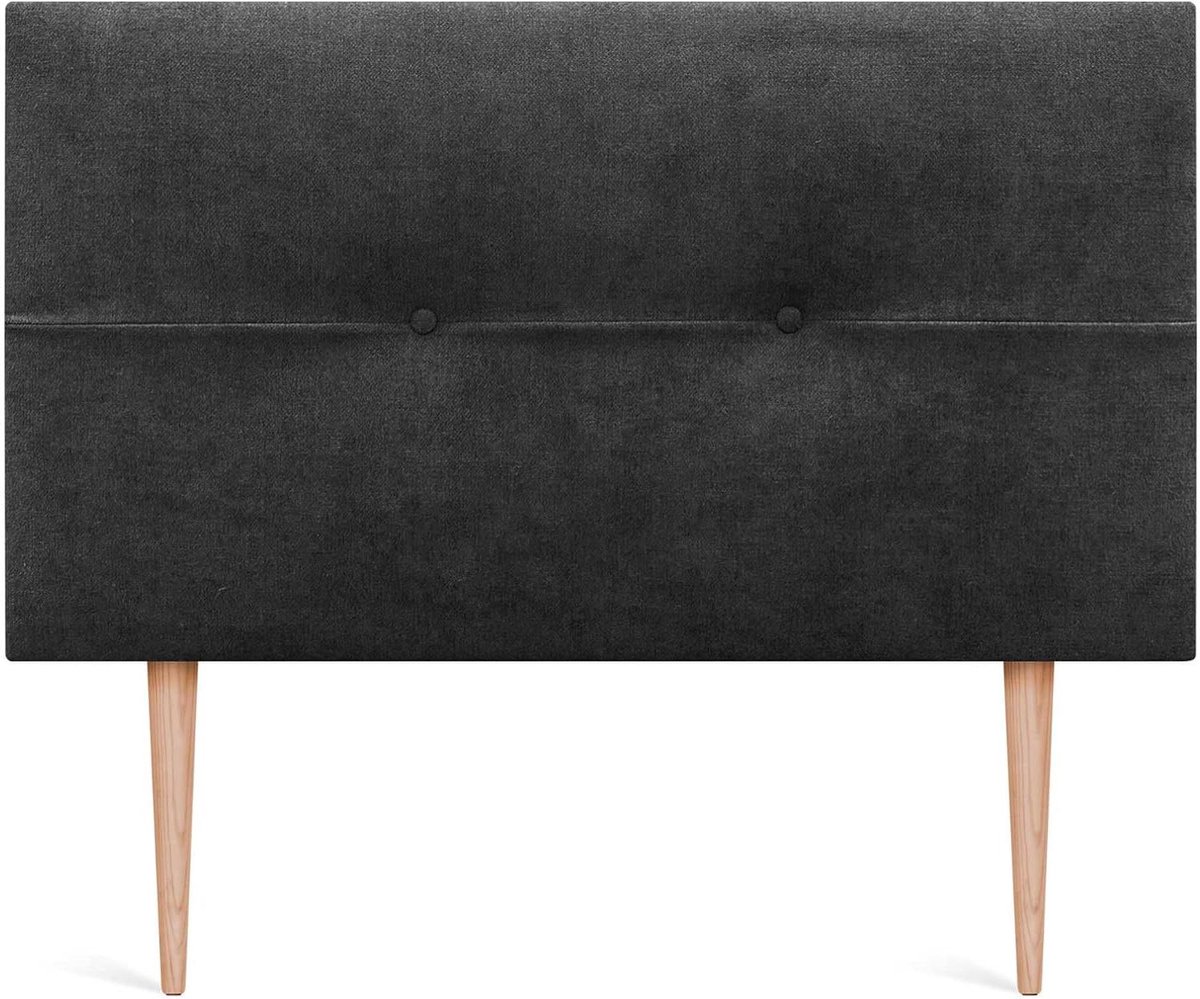 Hoofdbord met Poten - Bedhek Stof - Slaapkamer Aankleden - Vuilafstotende Stof - 90x105 cm - Paars