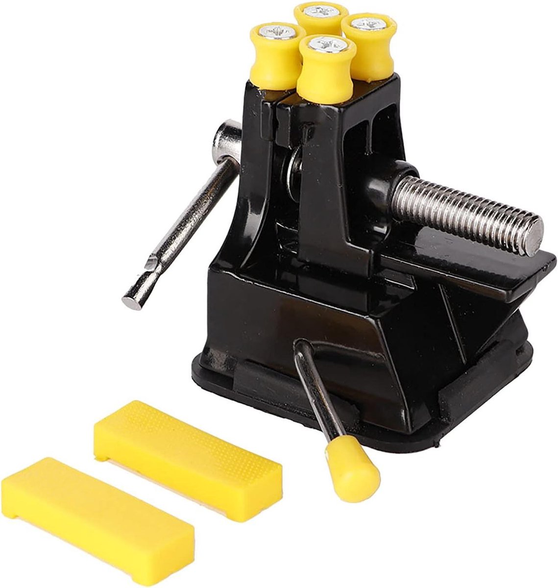 Horloge Houder - Horlogemaker Tool - Horloge Repareren - Verstelbare Nylon Pinnen - 8.5 x 6 x 8 cm - Grijs
