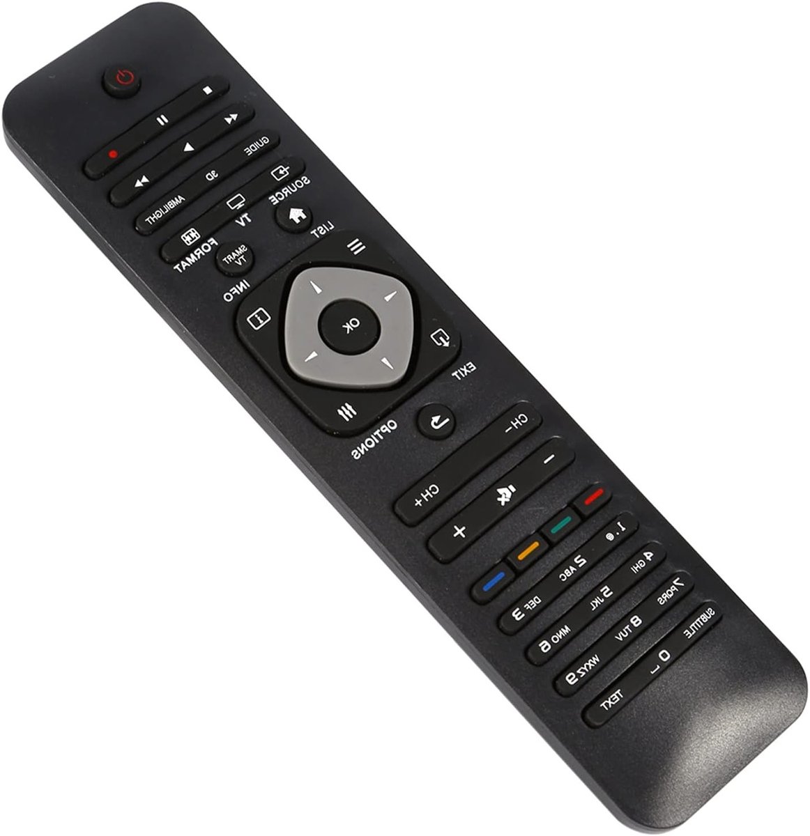 Verwisselbare Universele Afstandsbediening voor Smart TV, LCD en LED TV's met 8m Bereik en Eenvoudige Instellingen