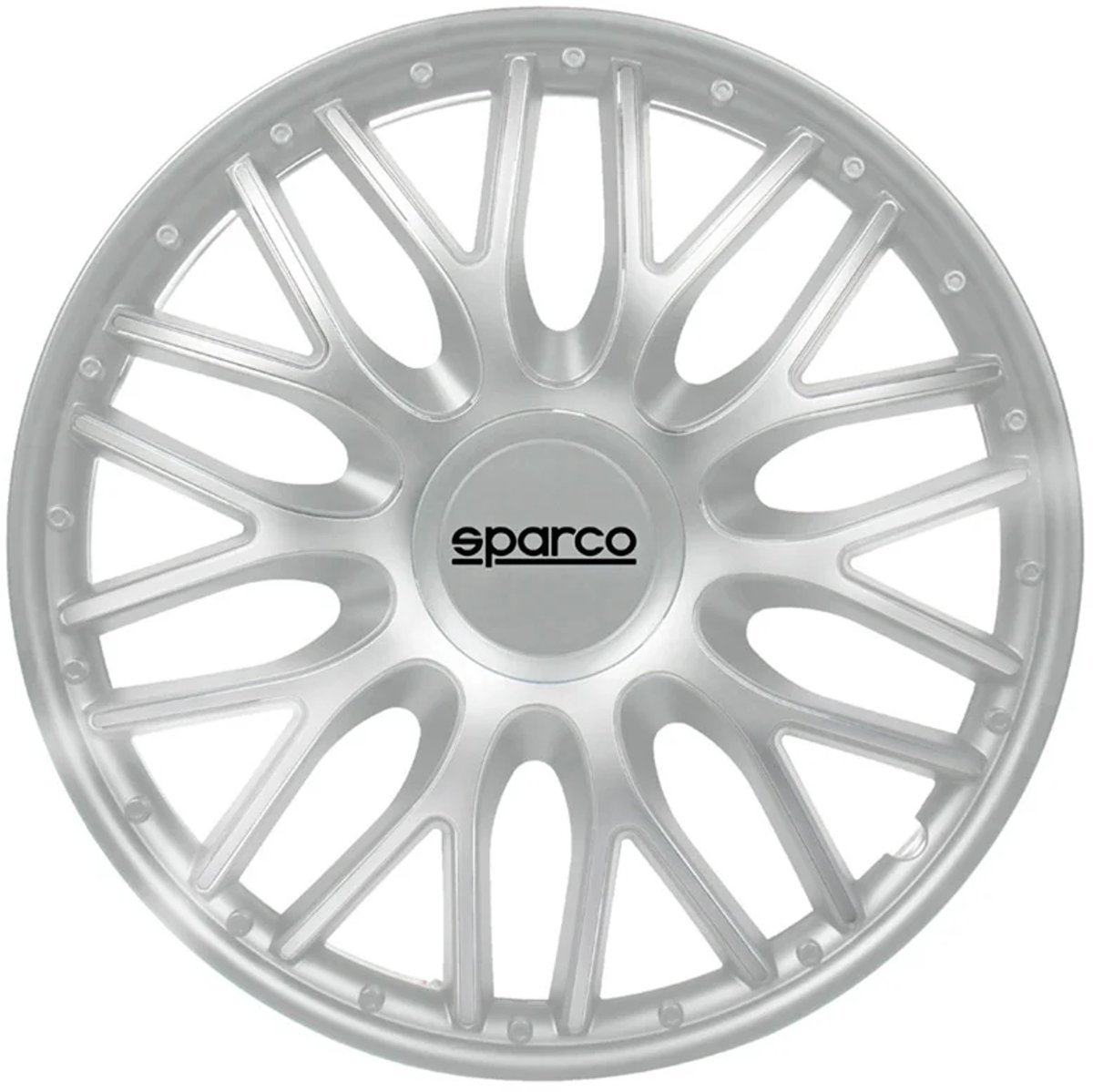 Sparco Wieldoppen Roma 13 inch Zilver - 4 stuks