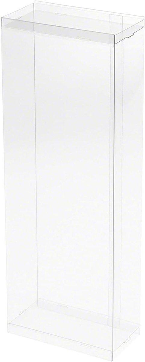 Displaydozen Poppen - Vitrinekasten Actiefiguren - Verzamelingen Tonen - Opvouwbaar Helder Plastic - 5 x 25 x 13 inch - Transparant