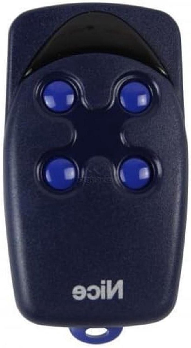 Afstandsbediening - Zender Keyfob - Garagedeur Openen - 4 Knoppen - 15 mm x 72 mm x 40 mm - Wit
