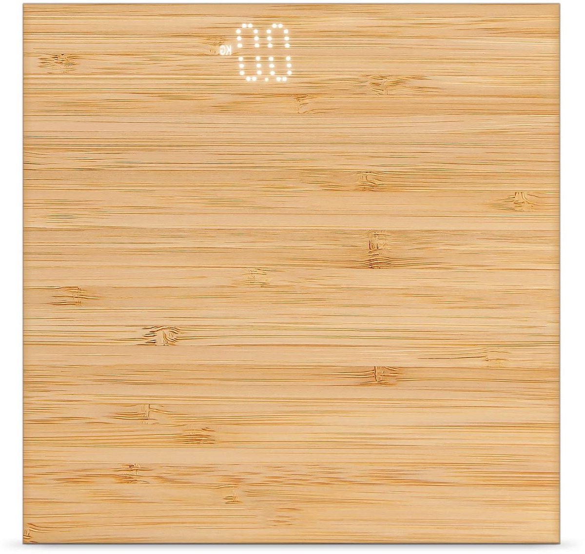 Bamboe Personenweegschaal - Digitale Weegschaal Badkamer - Gezondheid Monitoren - Natuurlijk Bamboe Design - 180 kg Capaciteit - Bamboe