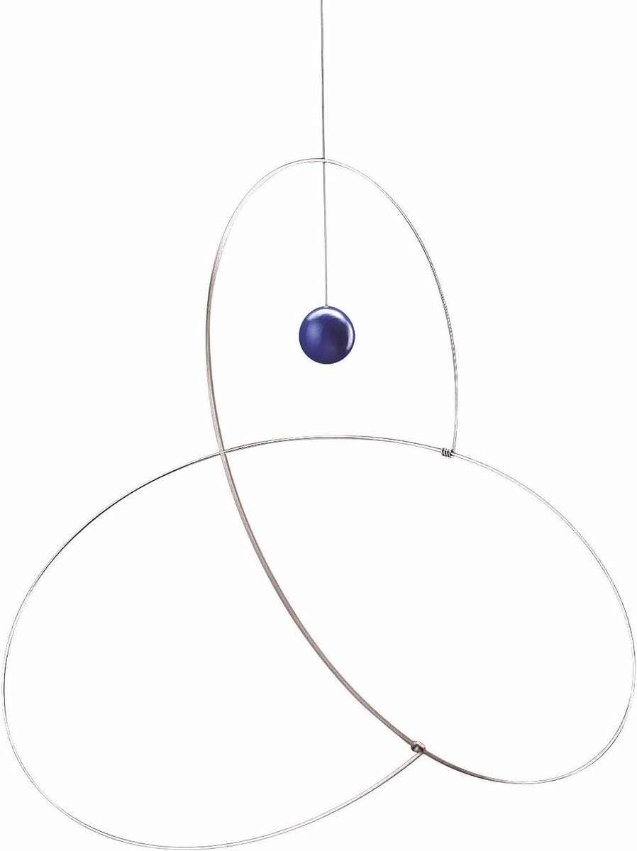 Mobiel - Baby Mobiel - Babykamer Decoratie - Metamorfose Motief - 40 x 40 cm - Blauw
