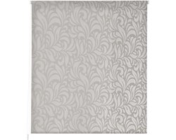 Rolgordijn Jacquard - Raambekleding Gordijn - Raam Decoratie - Halfdoorzichtig Weefsel - 150 x 175 cm - Grijs