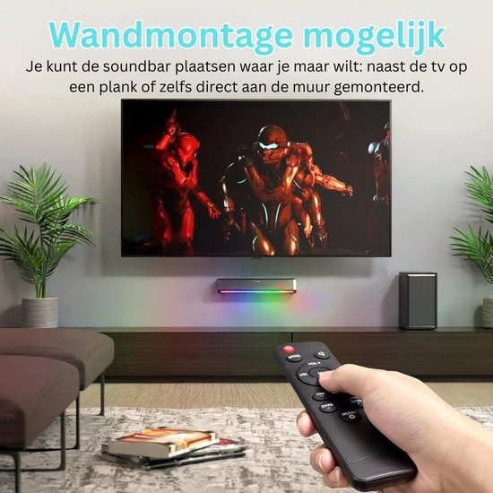 Soundbar - TV Speaker - Soundbar Box van Merkloos — afbeelding 5