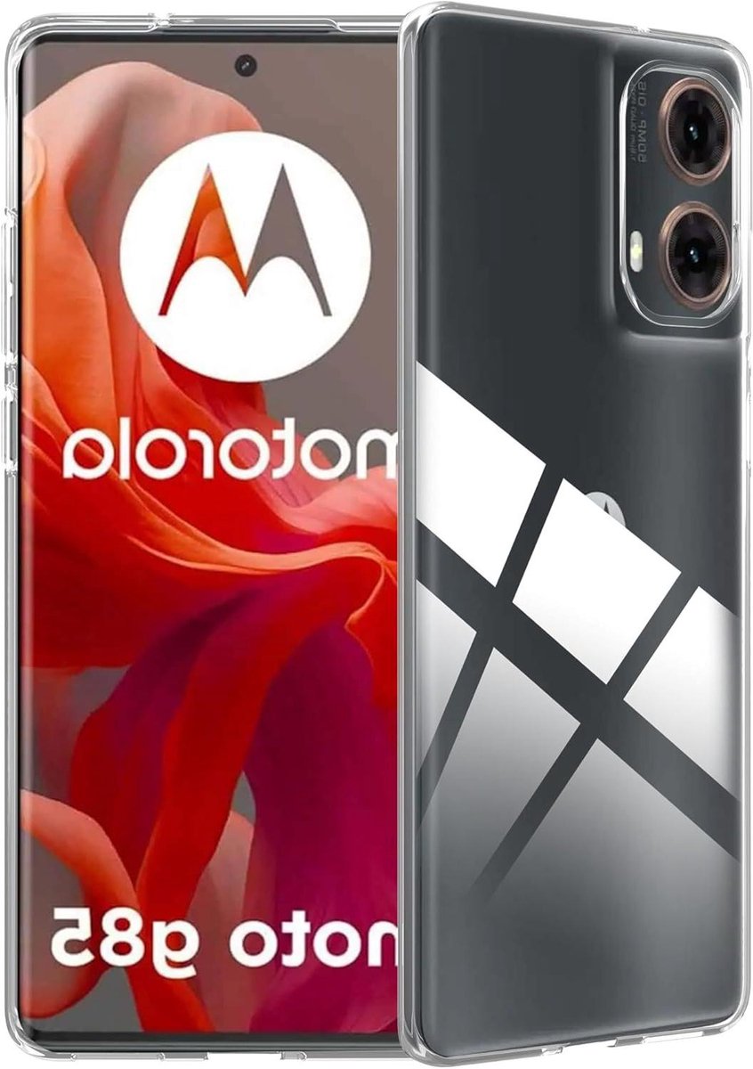 Telefoonhoesje - Beschermhoes Cover - Telefoon Beschermen - Kristalhelder Ontwerp - Motorola Moto G85 - Transparant