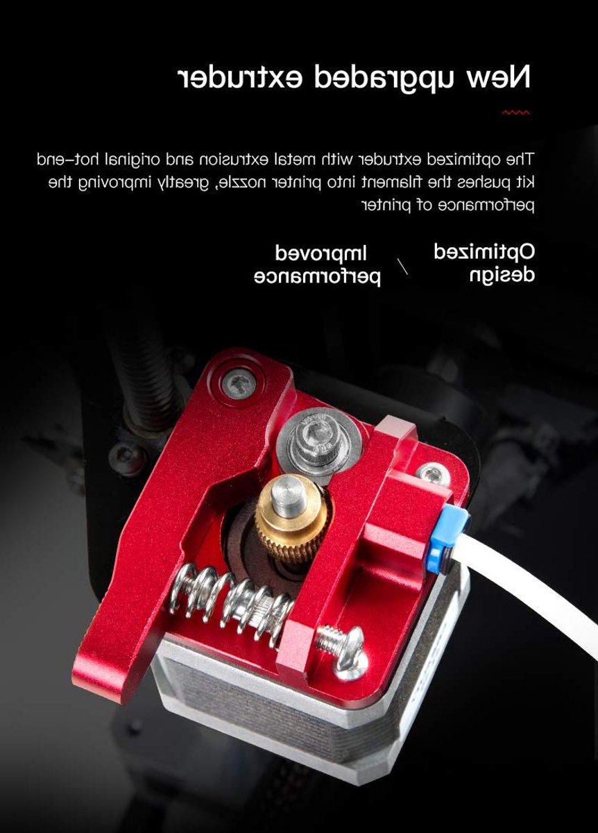 Metalen Extruder Kit - 3D Printer Toevoer - Soepel Printen - Instelbare Kracht - 18.6 x 11.9 x 3 cm