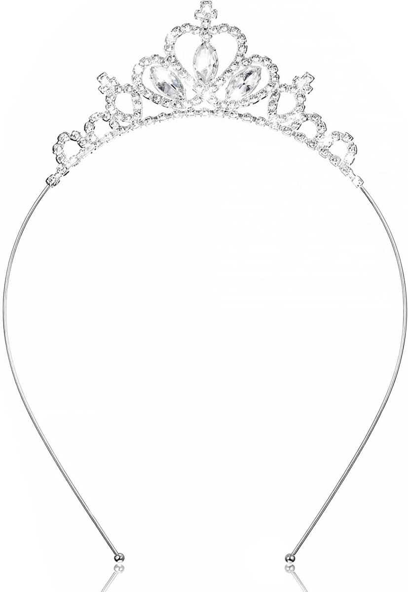 Elegante Kristallen Tiara voor Feestjes en Bruiloften - Verjaardag, Halloween en Kerstcadeaus voor Vrouwen en Meisjes