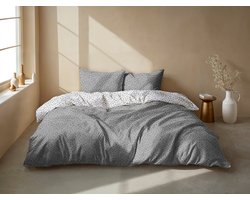 Zohome Dekbedovertrek Pantera - Grey - Dierenprint - Dekbedovertrek 200x200/220 cm - 100% Microvezel - Tweepersoons Dekbedovertrek