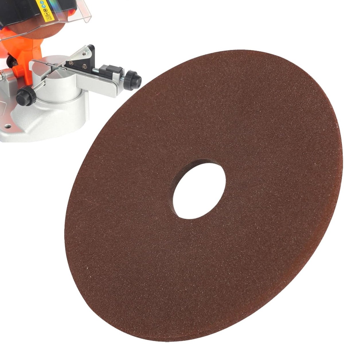105 mm x 22 mm slijpschijf voor kettingzaag, 3/8" 325 divisie, geschikt voor slijpen en polijsten van kettingranden, hoogwaardig en duurzaam