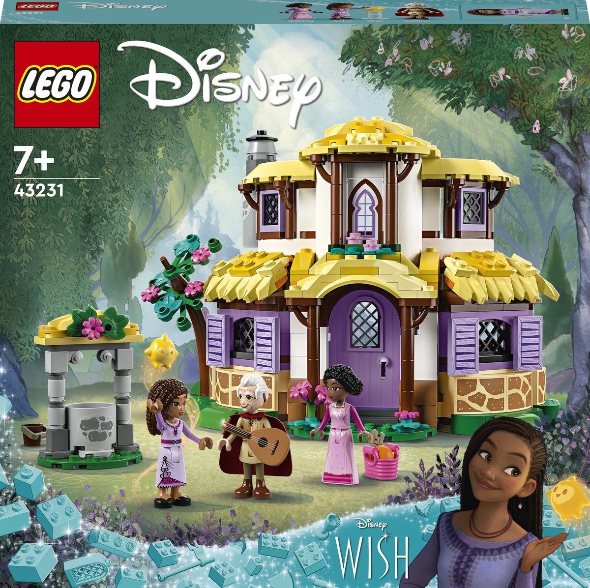 LEGO Disney - Asha's huisje constructiespeelgoed 43231