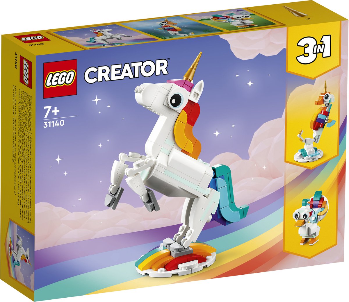 LEGO Creator 3in1 Magische Eenhoorn Speelgoed Set - 31140 — afbeelding 17
