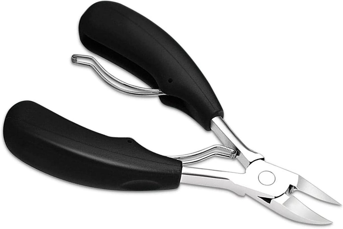 Professionele Nagelknippers voor Dikke Teennagels en Ingegroeide Nagels, Rvs Nagelschaartje met Antislip Handvatten en Ergonomisch Ontwerp